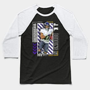 J.K. Dobbins Paper Poster Version 10 Baseball T-Shirt